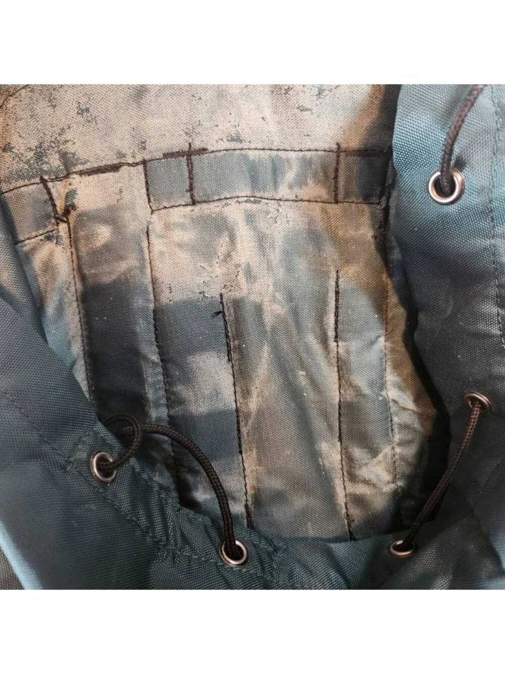 Spalding Vintage Internal Frame‎ Hiking Backpack Teal Black Camping Rucksack